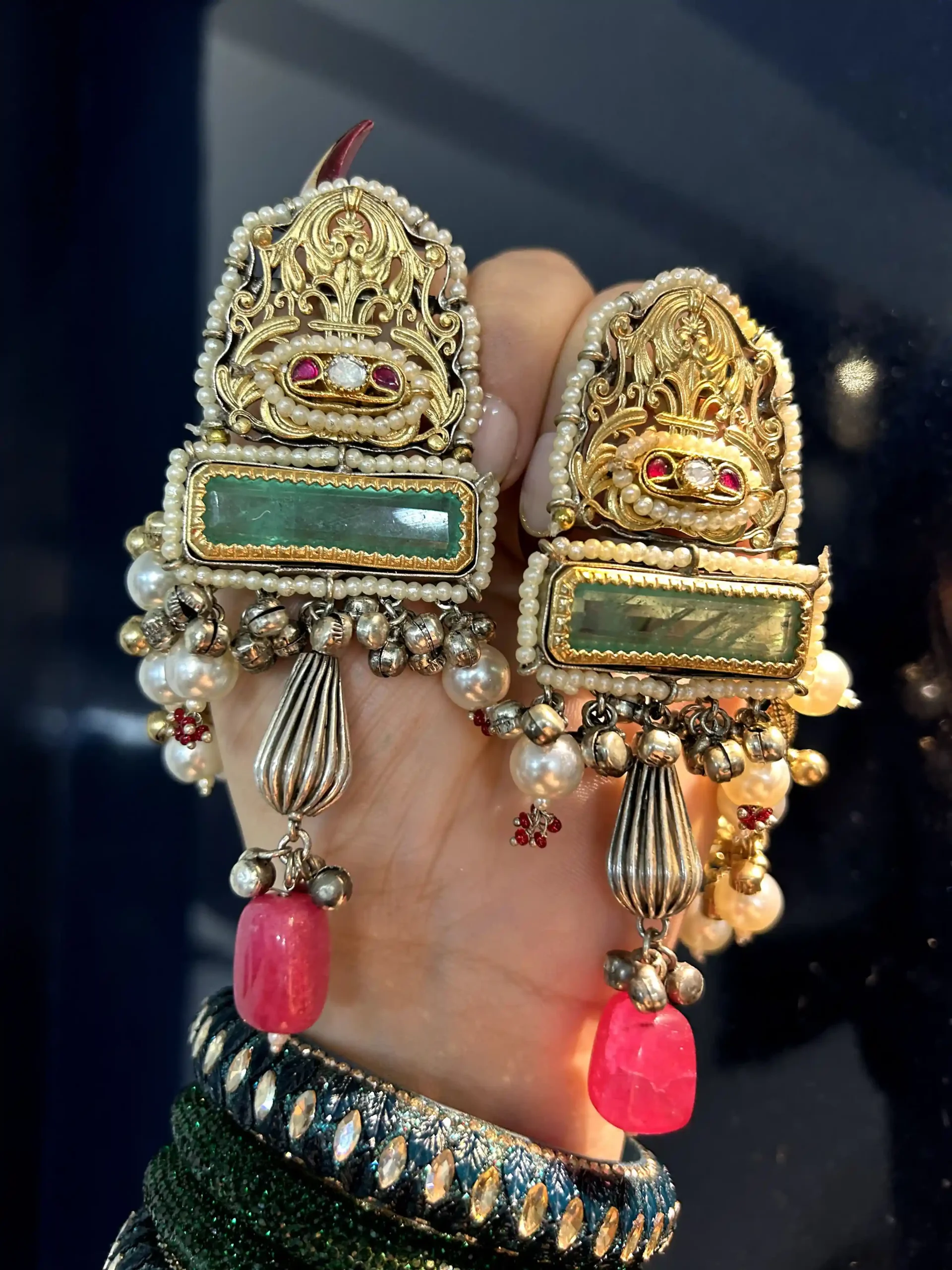 Bhairavi Sahara Earrings (GREEN)