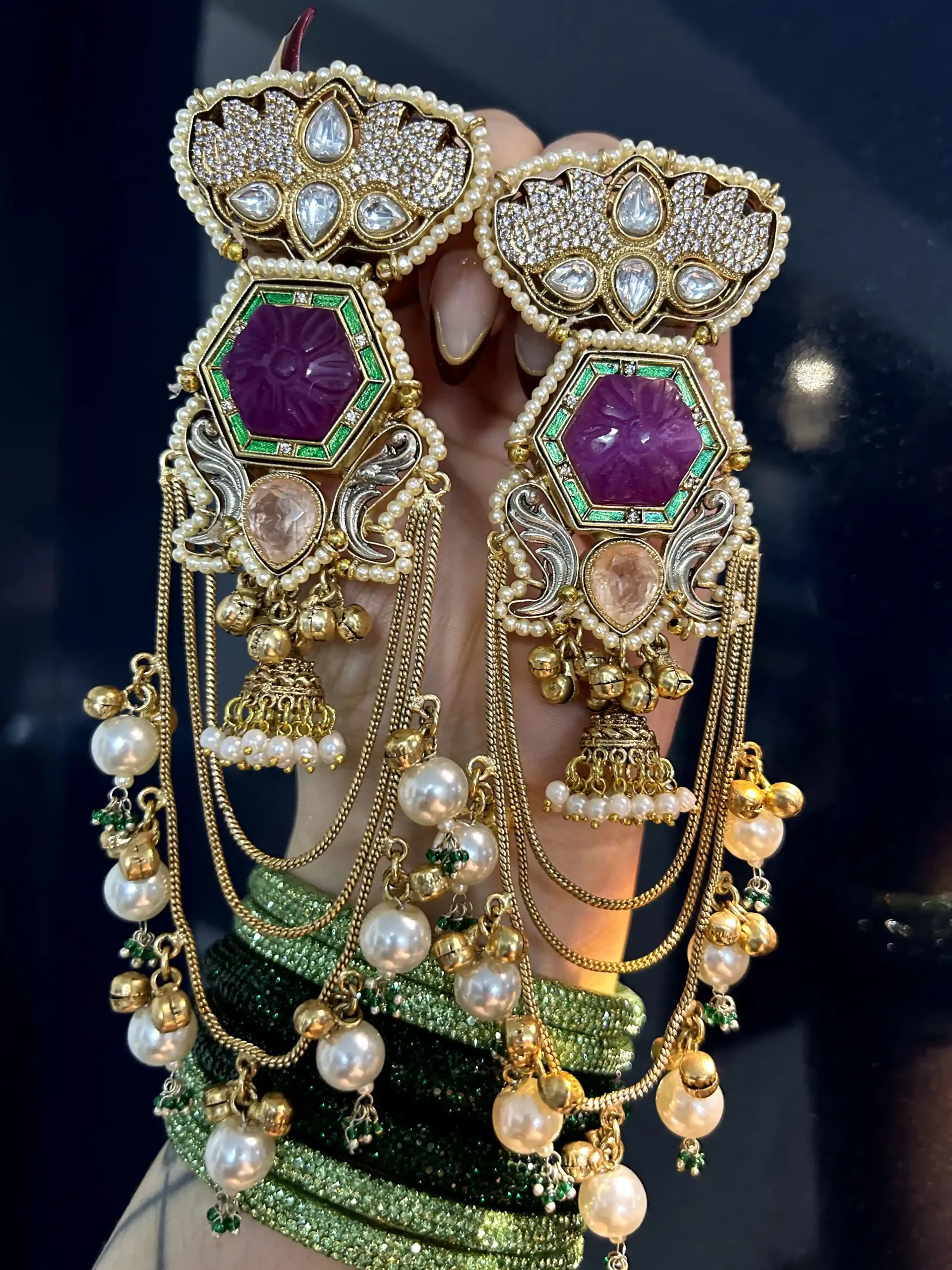 Param Sundari Orange with Violet