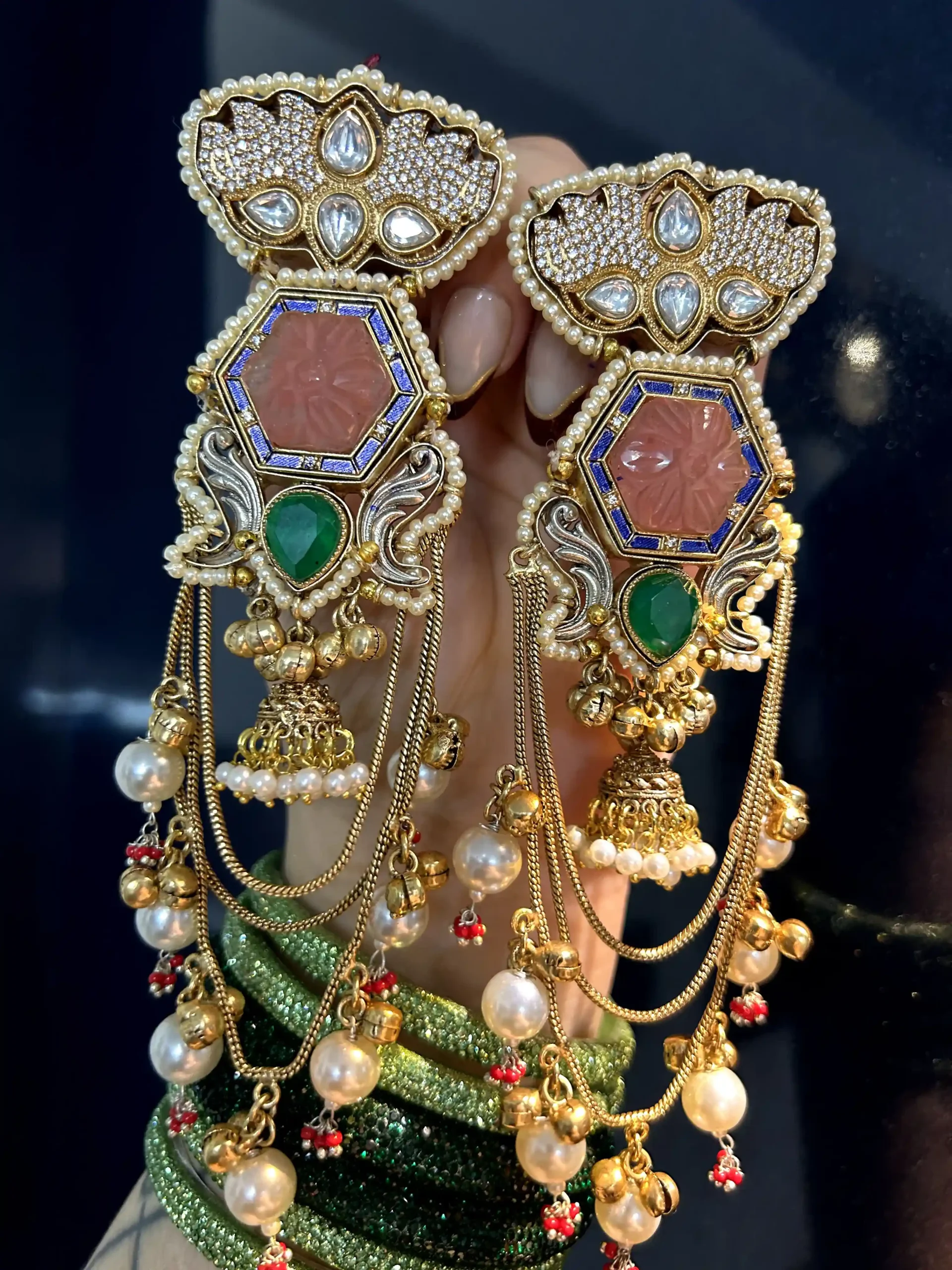 Param Sundari Peach with Green