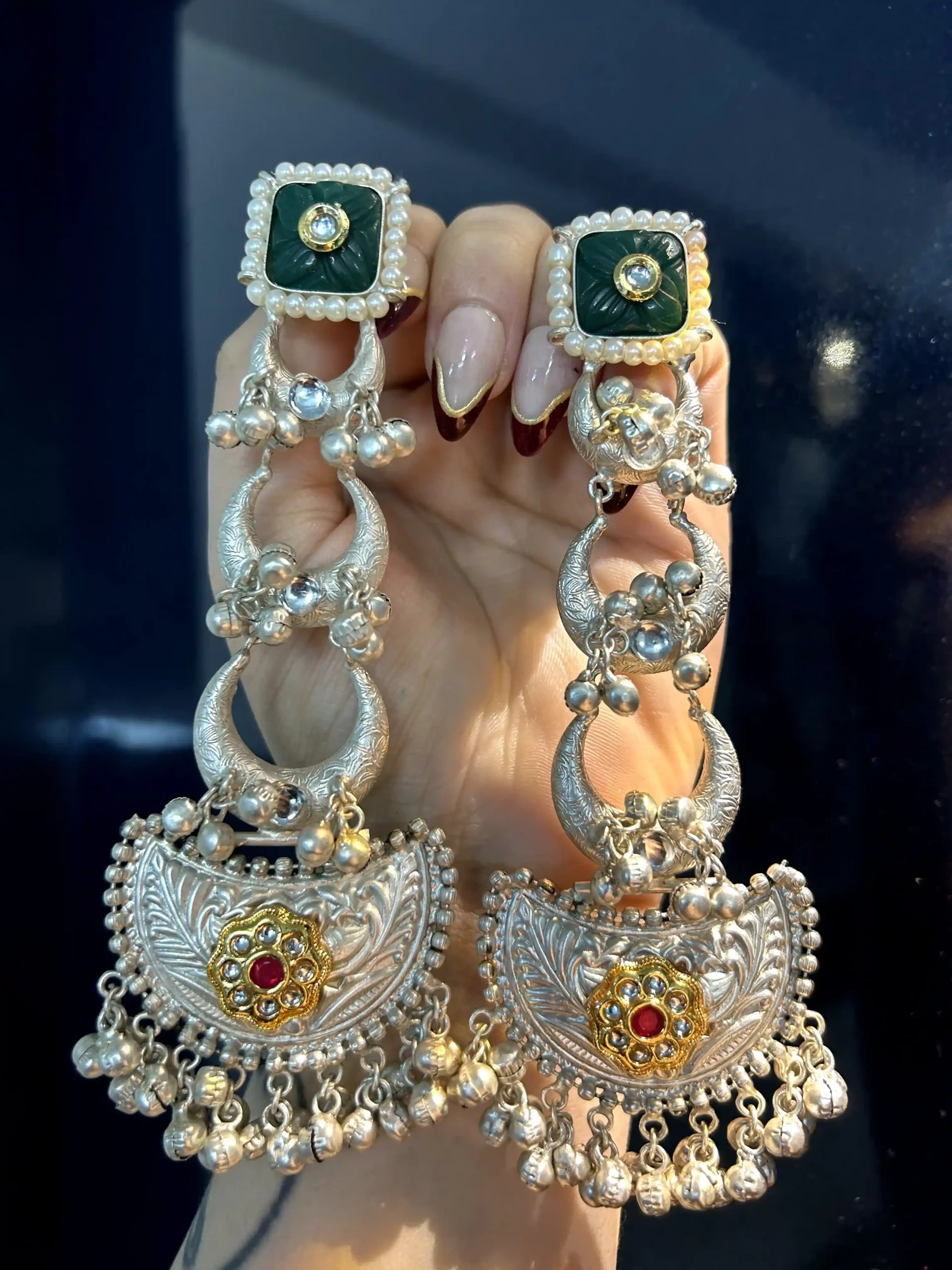 Parul Green Silver